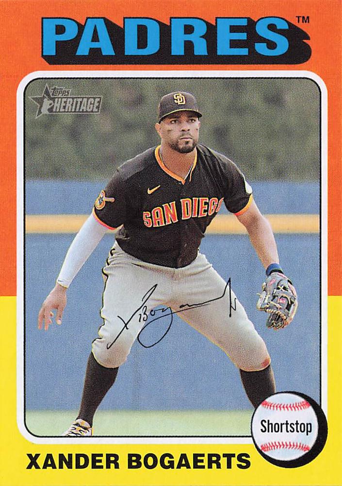 #467 Xander Bogaerts - San Diego Padres - 2024 Topps Heritage Baseball