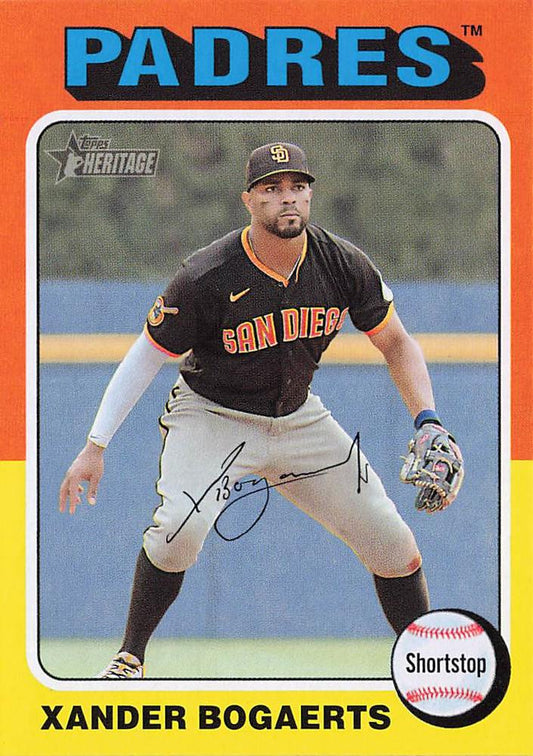 #467 Xander Bogaerts - San Diego Padres - 2024 Topps Heritage Baseball