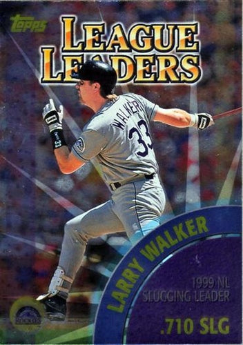 #467 Larry Walker / Manny Ramirez - Colorado Rockies / Cleveland Indians - 2000 Topps Baseball