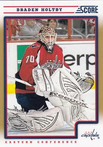 #467 Braden Holtby - Washington Capitals - 2012-13 Score - Gold Rush Hockey