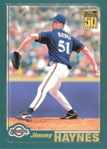 #467 Jimmy Haynes - Milwaukee Brewers - 2001 Topps Baseball