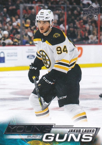 #468 Jakub Lauko - Boston Bruins - 2022-23 Upper Deck Hockey