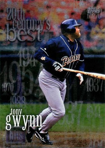 #468 Active Hits Leaders - Tony Gwynn - San Diego Padres - 2000 Topps Baseball