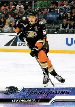 #468 Leo Carlsson - Anaheim Ducks -2023-24 Upper Deck Hockey