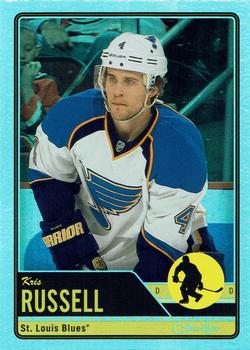 #468 Kris Russell - St. Louis Blues - 2012-13 O-Pee-Chee - Rainbow Hockey