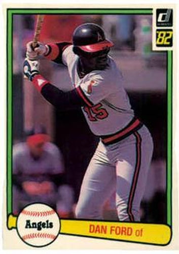 #468 Dan Ford - California Angels - 1982 Donruss Baseball