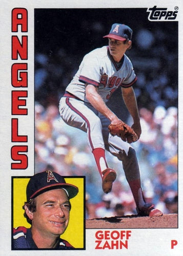 #468 Geoff Zahn - California Angels - 1984 Topps Baseball