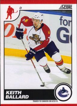 #468 Keith Ballard - Vancouver Canucks - 2010-11 Score Hockey