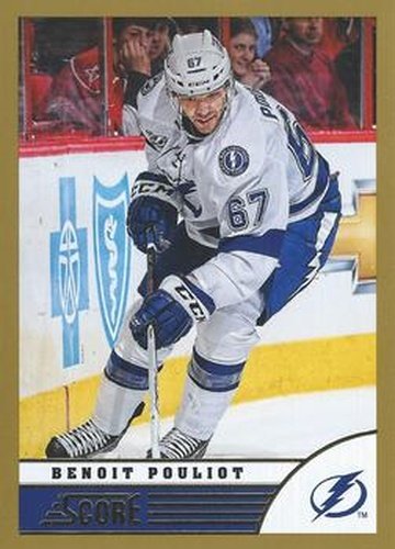 #469 Benoit Pouliot - Tampa Bay Lightning - 2013-14 Score - Gold Hockey