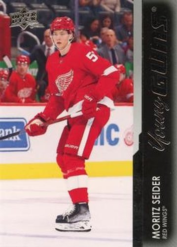 #469 Moritz Seider - Detroit Red Wings - 2021-22 Upper Deck Hockey