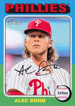 #469 Alec Bohm - Philadelphia Phillies - 2024 Topps Heritage Baseball