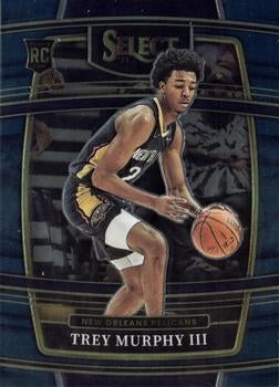 #46 Trey Murphy III - New Orleans Pelicans - 2021-22 Panini Select - Blue Basketball