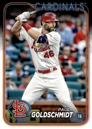 #46 Paul Goldschmidt - St. Louis Cardinals - 2024 Topps Baseball