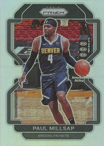 #46 Paul Millsap - Brooklyn Nets - 2021-22 Panini Prizm - Silver Basketball