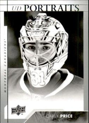#P-46 Carey Price - Montreal Canadiens - 2017-18 Upper Deck - UD Portraits Hockey