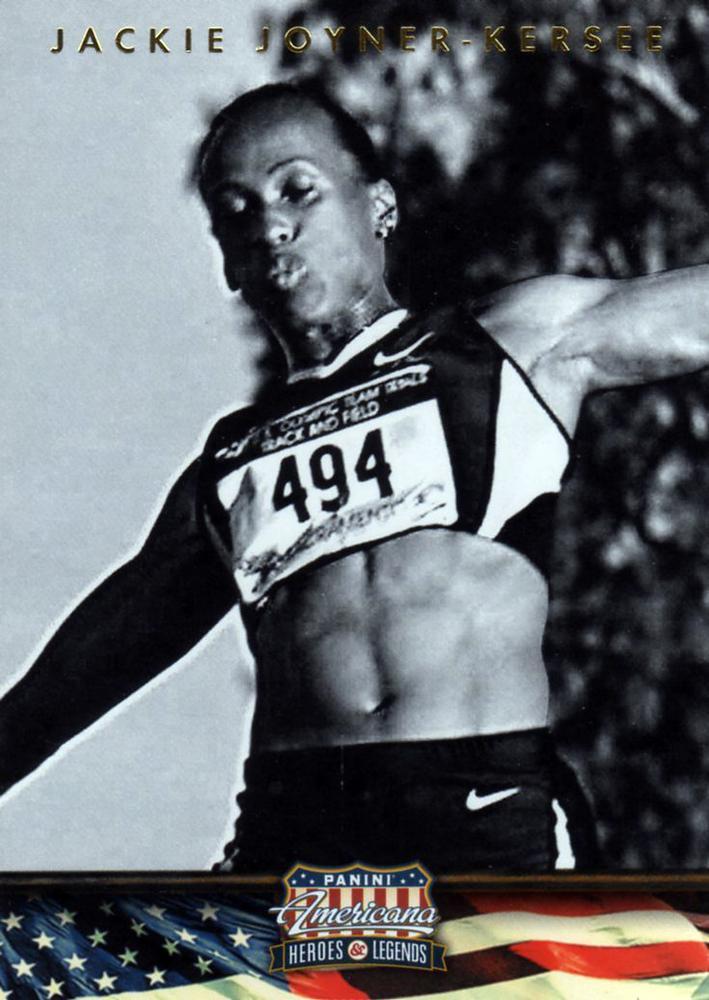 #46 Jackie Joyner-Kersee - 2012 Panini Americana Heroes & Legends