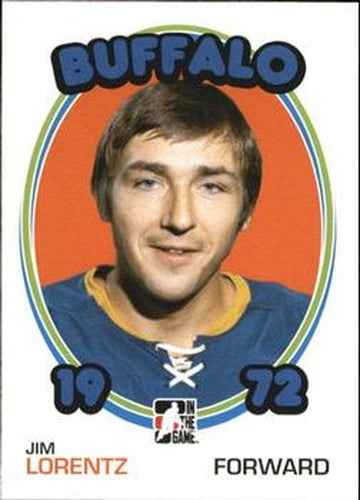 #46 Jim Lorentz - Buffalo Sabres - 2009-10 In The Game 1972 The Year In Hockey