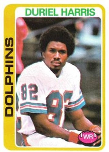 #46 Duriel Harris - Miami Dolphins - 1978 Topps Football