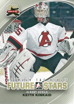 #46 Keith Kinkaid - Albany Devils - 2011-12 In The Game Between The Pipes Hockey