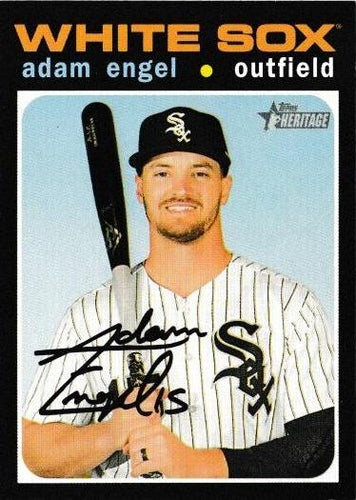 #46 Adam Engel - Chicago White Sox - 2020 Topps Heritage Baseball