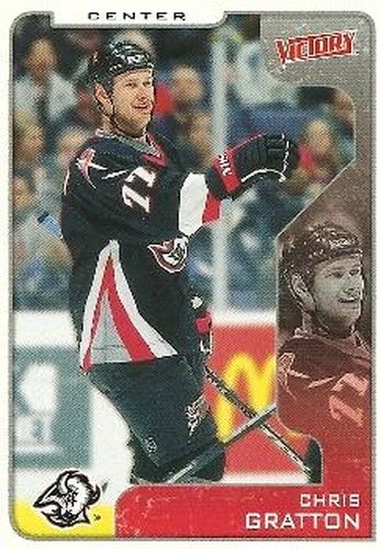 #46 Chris Gratton - Buffalo Sabres - 2001-02 Upper Deck Victory Hockey