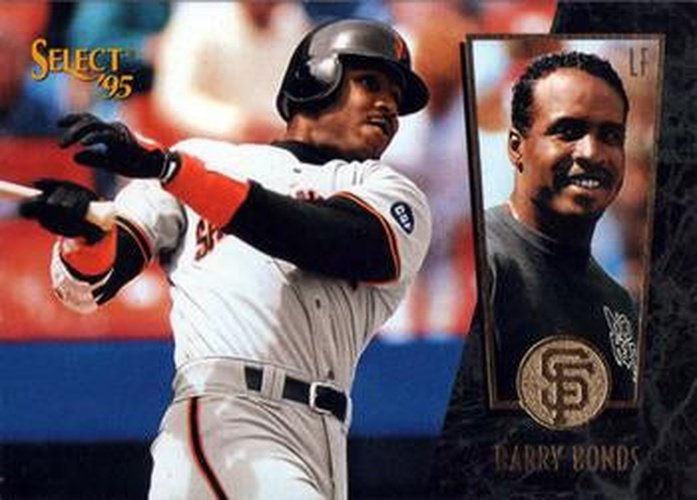 #46 Barry Bonds - San Francisco Giants - 1995 Select Baseball