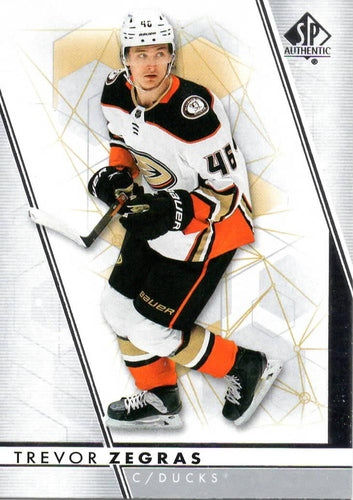 #46 Trevor Zegras - Anaheim Ducks - 2022-23 SP Authentic Hockey