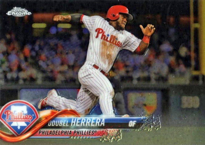 #46 Odubel Herrera - Philadelphia Phillies - 2018 Topps Chrome Baseball