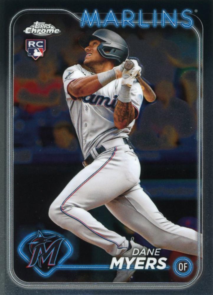 #46 Dane Myers - Miami Marlins - 2024 Topps Chrome Baseball