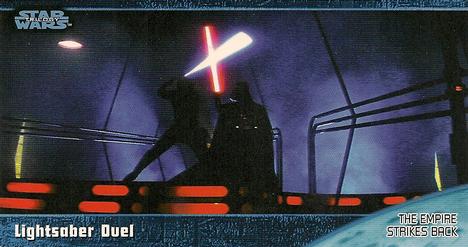 #46 Lightsaber Duel - 1997 Topps Widevision Star Wars Trilogy