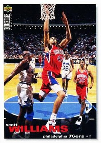 #46 Scott Williams - Philadelphia 76ers - 1995-96 Collector's Choice Basketball