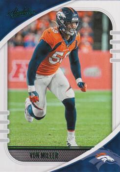 #46 Von Miller - Denver Broncos - 2020 Panini Absolute - Green Football