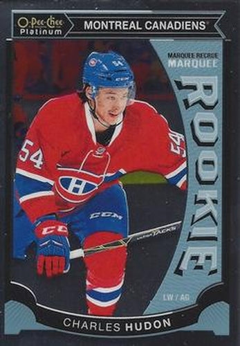 #M46 Charles Hudon - Montreal Canadiens - 2015-16 O-Pee-Chee Platinum - Marquee Rookies Hockey