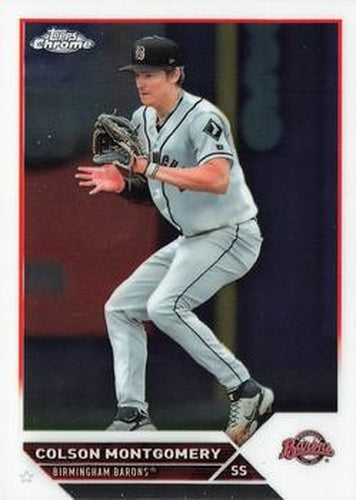 #PDC-46 Colson Montgomery - Birmingham Barons - 2023 Topps Pro Debut - Chrome Baseball