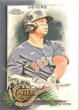 #46 Rafael Devers - Boston Red Sox - 2022 Topps Allen & Ginter Chrome Baseball