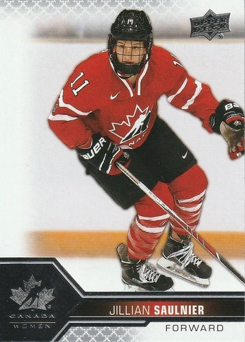 #46 Jillian Saulnier - Canada - 2022-23 Upper Deck Team Canada Juniors Hockey