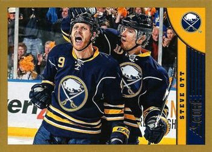 #46 Steve Ott - Buffalo Sabres - 2013-14 Score - Gold Hockey