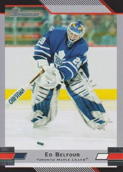#46 Ed Belfour - Toronto Maple Leafs - 2003-04 Bowman Draft Picks and Prospects Hockey