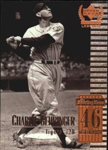 #46 Charlie Gehringer - Detroit Tigers - 1999 Upper Deck Century Legends Baseball