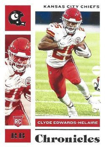 #46 Clyde Edwards-Helaire - Kansas City Chiefs - 2020 Panini Chronicles Football