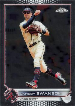 #46 Dansby Swanson - Atlanta Braves - 2022 Topps Chrome Baseball