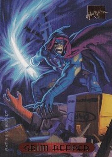 #46 Grim Reaper - 1994 Fleer Marvel Masterpieces Hildebrandt Brothers