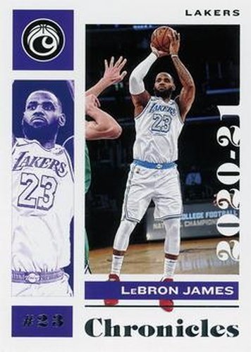 #46 LeBron James - Los Angeles Lakers - 2020-21 Panini Chronicles Basketball