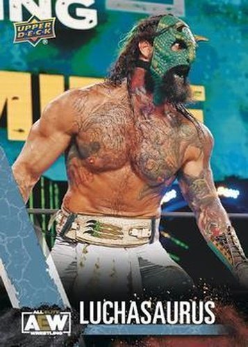 #46 Luchasaurus - 2021 Upper Deck AEW Wrestling