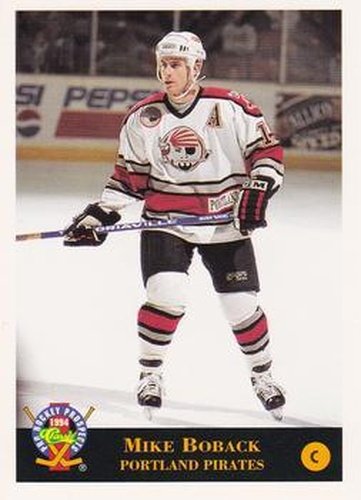 #46 Mike Boback - Portland Pirates - 1994 Classic Pro Hockey Prospects Hockey