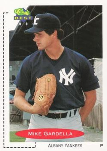 #46 Mike Gardella - Albany-Colonie Yankees - 1991 Classic Best Baseball