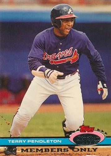 #NNO Terry Pendleton N.L.'s Leading Batsman - Atlanta Braves - 1991 Stadium Club Members Only