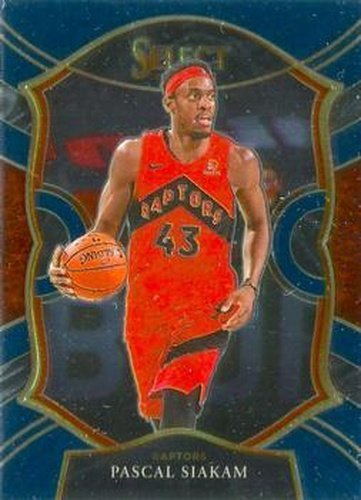 #46 Pascal Siakam - Toronto Raptors - 2020-21 Panini Select - Blue Basketball