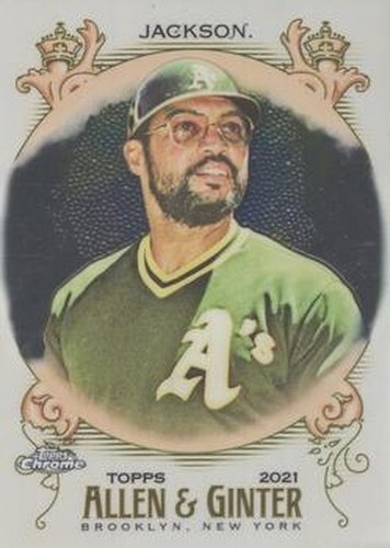 #46 Reggie Jackson - Oakland Athletics - 2021 Topps Allen & Ginter Chrome Baseball