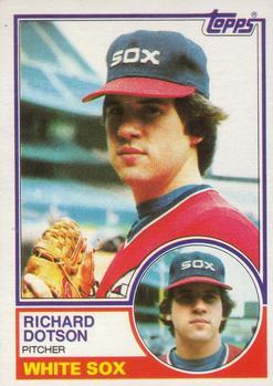 #46 Richard Dotson - Chicago White Sox - 1983 Topps Baseball